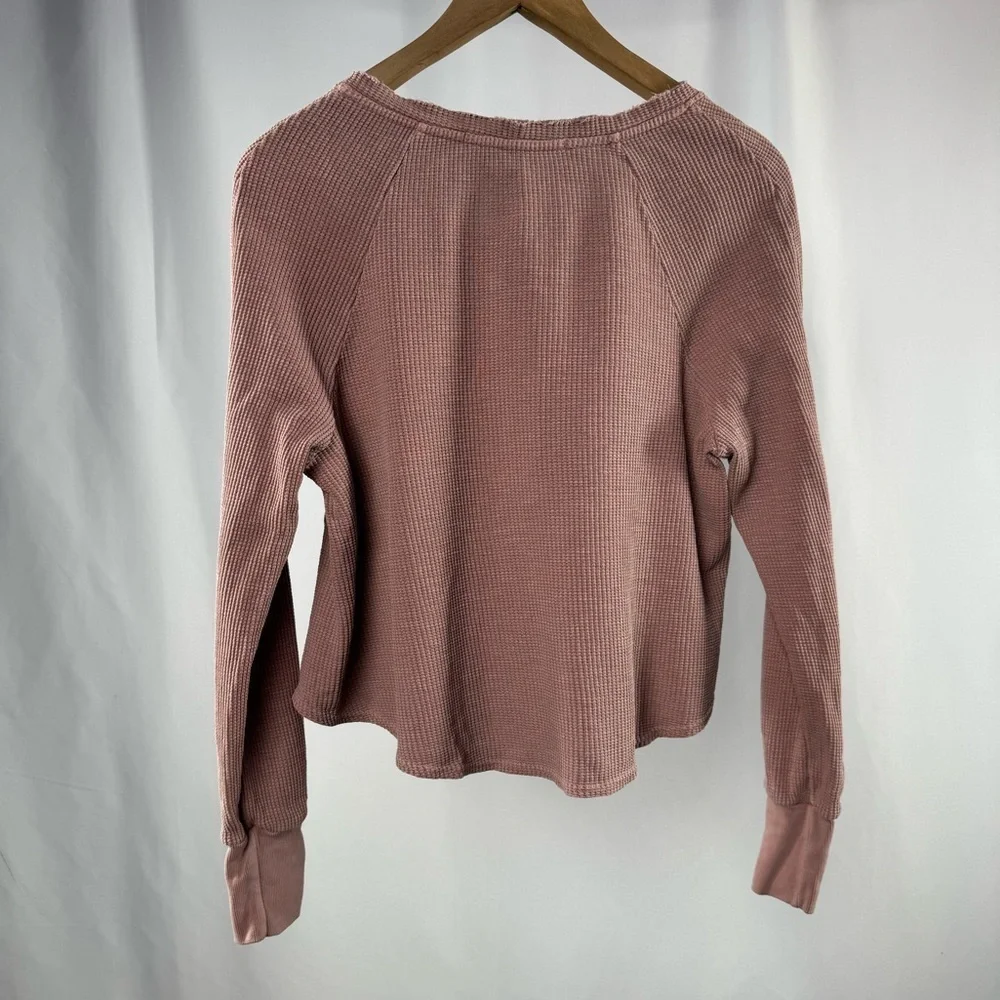 Tularosa Green The Vista Henley‎ Top & Legging in Rose Pink Size Extra Small